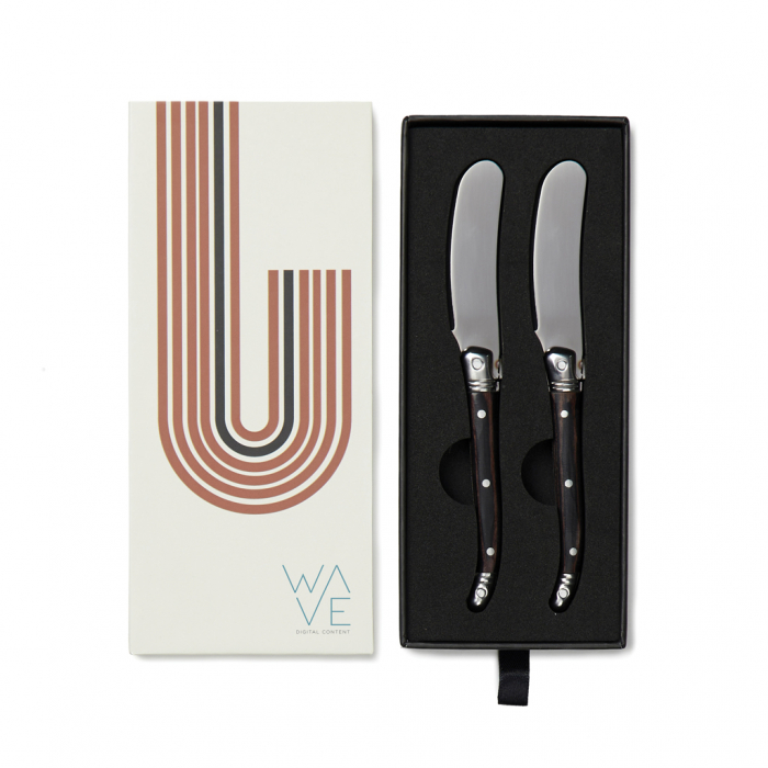 Set cutite unt VINGA Gigaro – 2 piese inox cu maner lemn pakka [3]