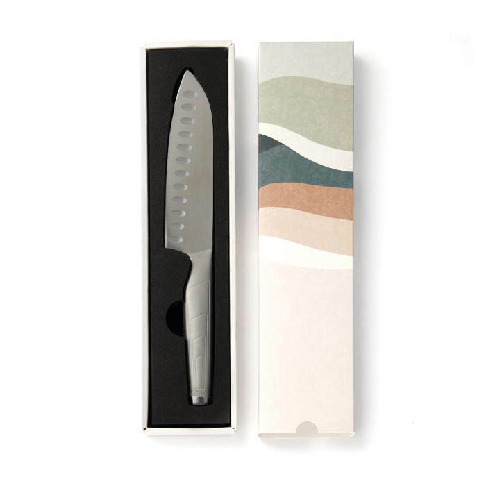 Cutit Santoku VINGA Hattasan – otel japonez 420 J2, versatil si ergonomic [9]