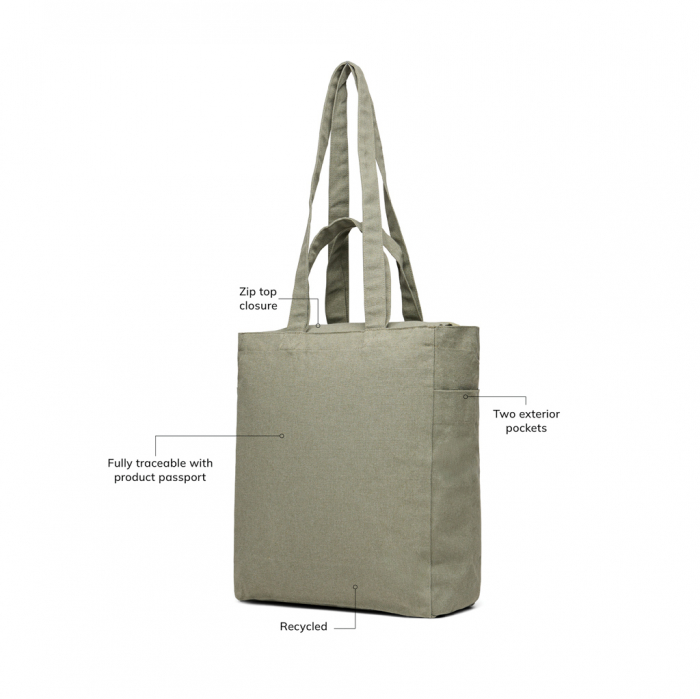 Geanta tote VINGA Hilo AWARE™ canvas reciclat 22L [7]