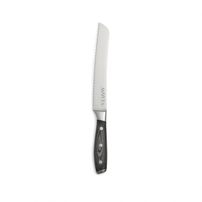 Cutit paine VINGA Kaiser Bread 20 cm – otel german si maner Pakkawood [3]
