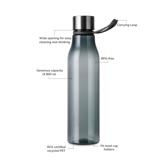 Sticla VINGA Lean RCS reciclata RPET 800 ml [4]