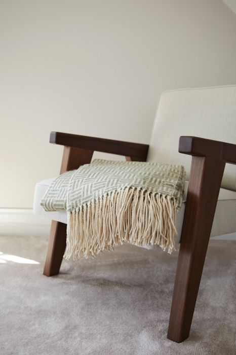 Patura VINGA Lenox – design geometric jacquard, acril 100% [8]