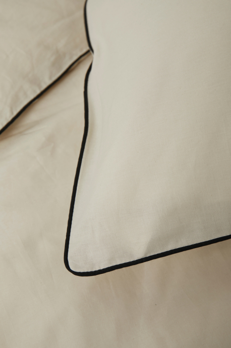 Set lenjerie pat bumbac organic OCS 4 piese, Vinga Marston [5]