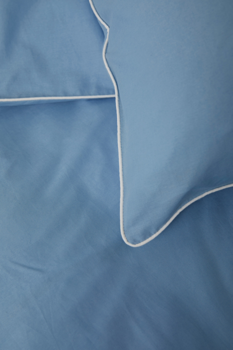 Set lenjerie pat bumbac organic OCS 4 piese, Vinga Marston [5]