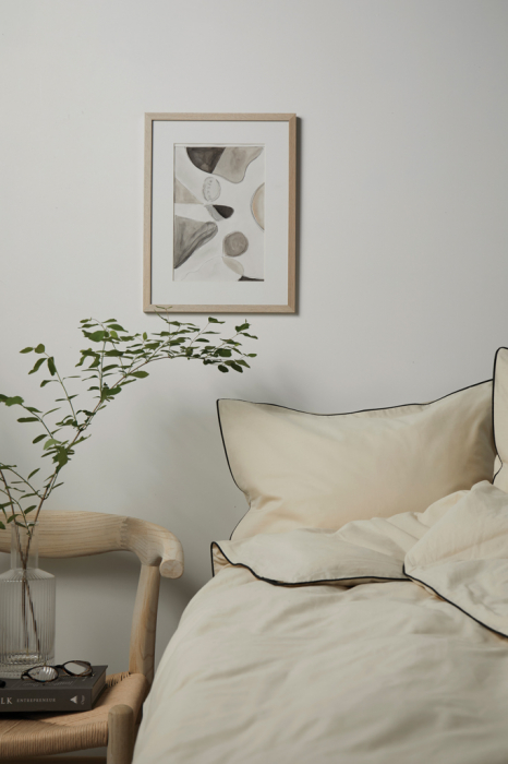 Set lenjerie pat bumbac organic OCS 4 piese, Vinga Marston [4]