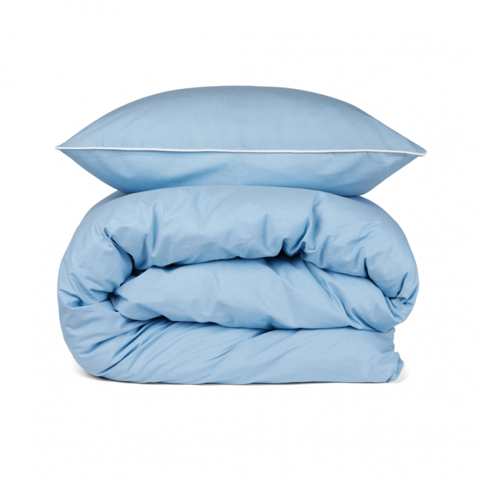 Set lenjerie pat bumbac organic OCS 4 piese, Vinga Marston [2]