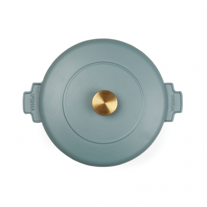 Braiser VINGA Monte Heritage 2.5 L, fonta emailata, prajire si gatire lenta [4]