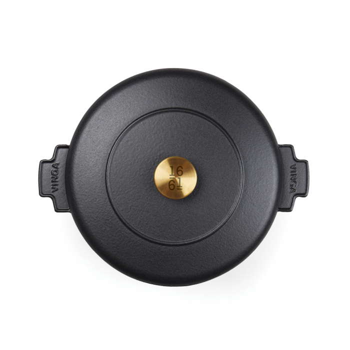 Oala cocotte VINGA Monte Heritage 5.5 L, fonta emailata, capacitate mare [5]