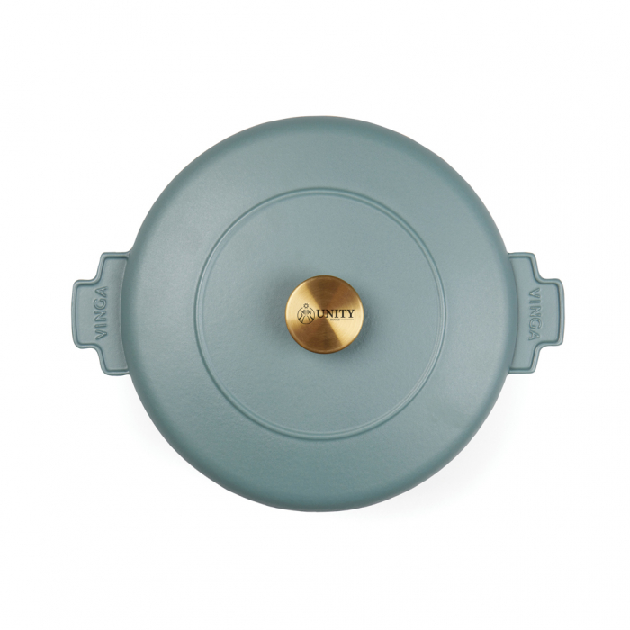 Oala cocotte VINGA Monte Heritage 5.5 L, fonta emailata, capacitate mare [5]