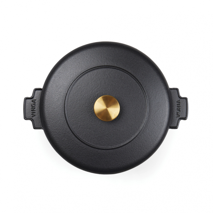 Oala cocotte VINGA Monte Heritage 5.5 L, fonta emailata, capacitate mare [4]