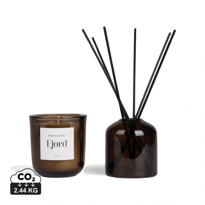Set aromaterapie VINGA Nordic Essence – lumanare ceara de soia + difuzor [1]