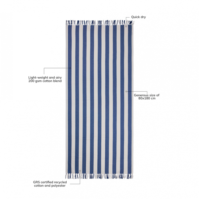 Prosop hammam VINGA Ornos bumbac reciclat GRS [5]