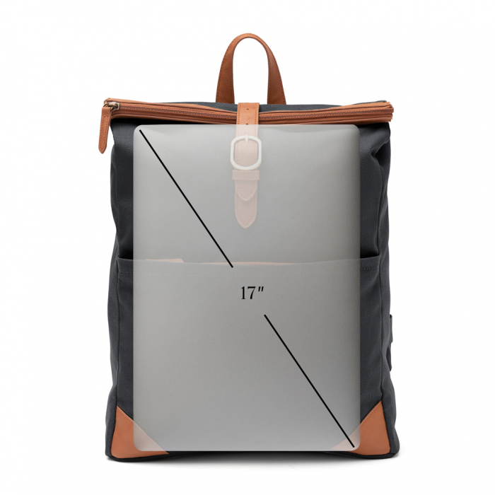 Rucsac laptop VINGA Sloane RPET reciclat 13L  [6]