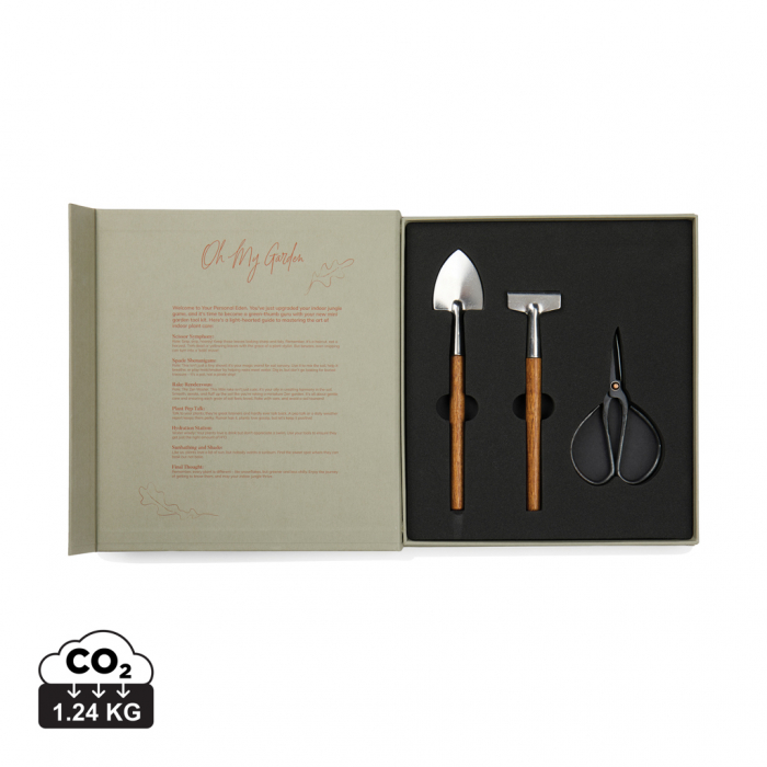 Set gradinarit interior VINGA Story of Garden, inox, lemn acacia si foarfeca [1]