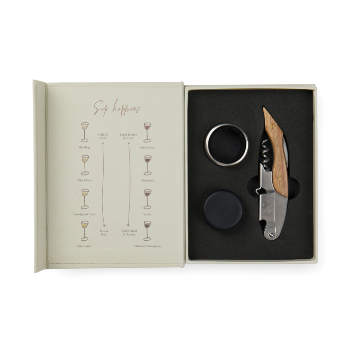 Set VINGA Story of Wine – accesorii vin 3 piese in cutie tip carte [8]