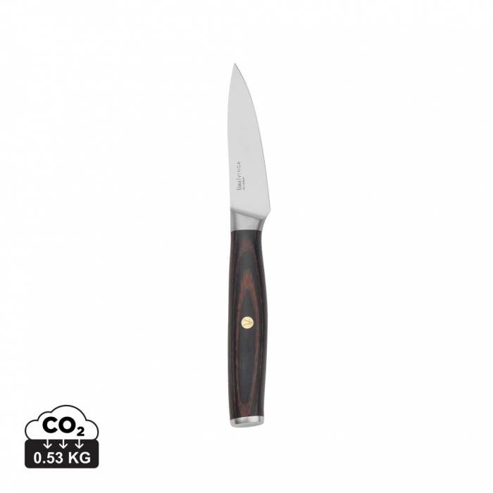 Cutit de curatat VINGA Tara – inox 5Cr15Mov, lama 8,5 cm, maner lemn pakka [1]