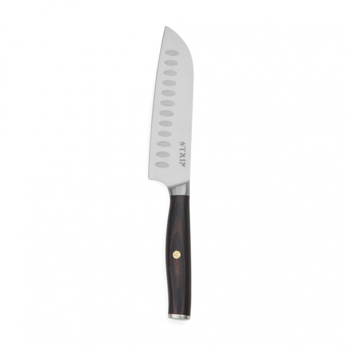 Cutit Santoku VINGA Tara – inox 5Cr15Mov, lama 14 cm, maner lemn pakka [4]