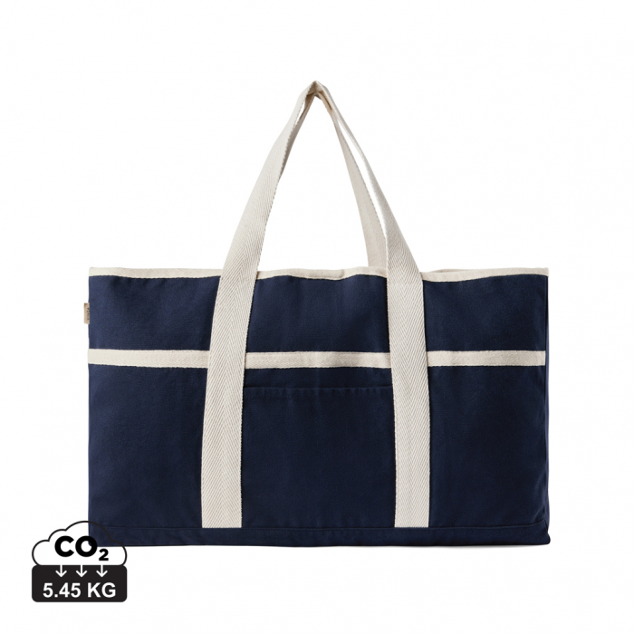 Geanta de plaja VINGA Volonne AWARE™ canvas reciclat 40L [1]