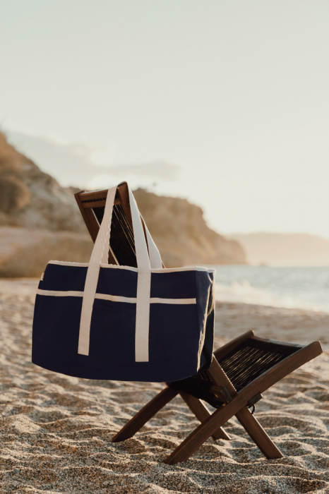 Geanta de plaja VINGA Volonne AWARE™ canvas reciclat 40L [9]