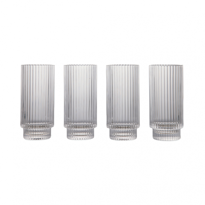 Set 4 pahare highball 360 ml, Vinga York [2]