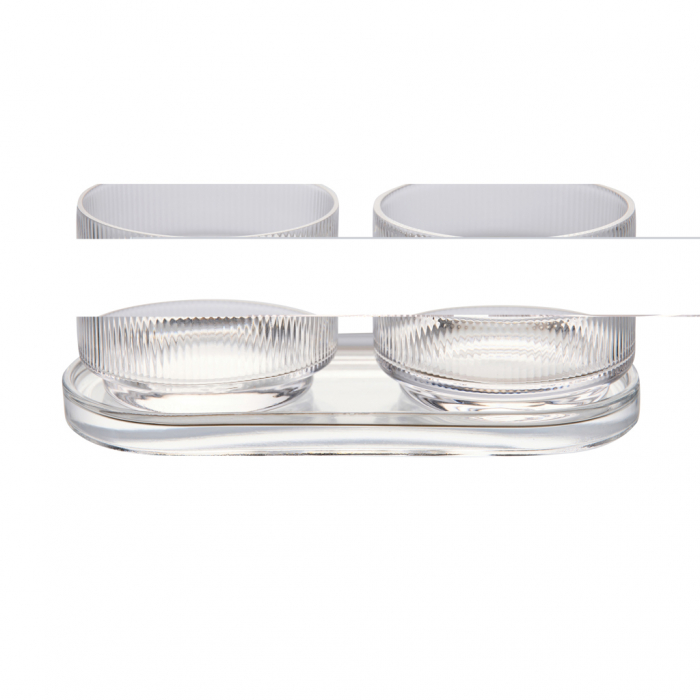 Set tapas VINGA York – 2 boluri sticla 250 ml cu tava eleganta [2]