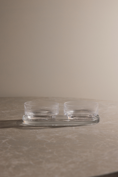 Set tapas VINGA York – 2 boluri sticla 250 ml cu tava eleganta [4]