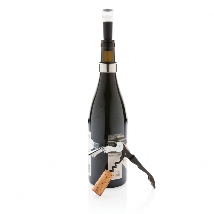 Set vin Vino Sommelier 3 piese – tirbuson, dop si inel anti-picurare [3]