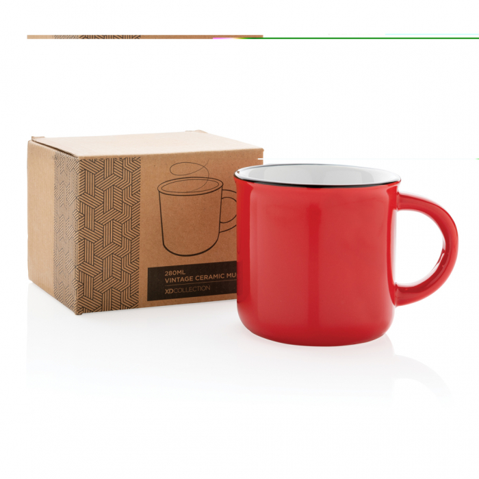 Cana vintage din ceramica, 280ml [5]