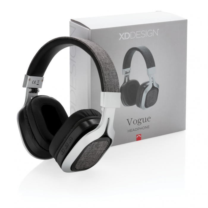 Casti wireless over-ear Vogue, material textil, pliabile [12]