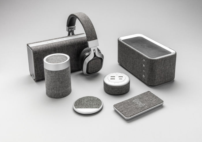 Casti wireless over-ear Vogue, material textil, pliabile [11]