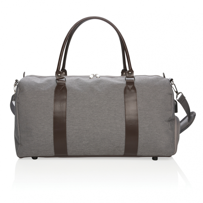 Geanta weekend 20L cu port USB A, poliester 600D [6]