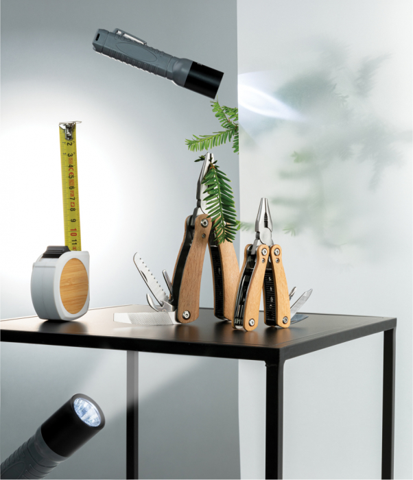Multitool Wood din lemn de fag si inox cu 13 functii rezistente [14]