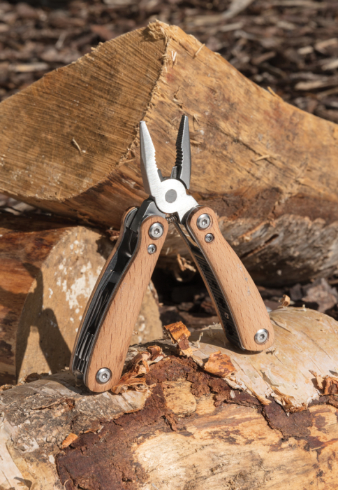 Multitool Wood Mini din lemn de fag si inox cu 12 functii [5]