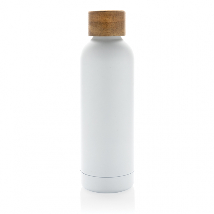 Sticla termos Wood inox reciclat RCS 500 ml cu capac lemn [3]