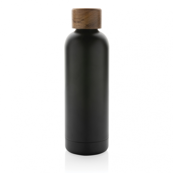 Sticla termos Wood inox reciclat RCS 500 ml cu capac lemn [3]