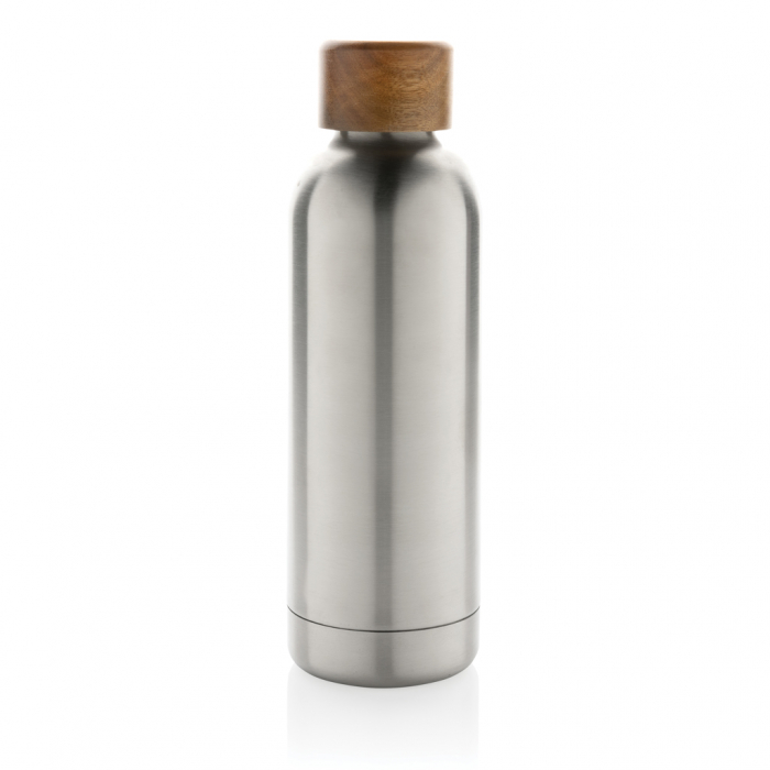 Sticla termos Wood inox reciclat RCS 500 ml cu capac lemn [3]