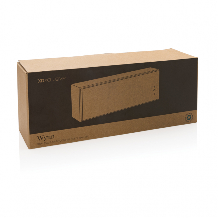 Boxa wireless Wynn 10W din bambus FSC® si ABS reciclat RCS [10]
