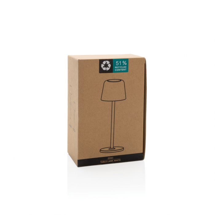Veioza de masa Zenic din plastic reciclat RCS – 3 moduri lumina, autonomie 8h, reincarcabila [16]
