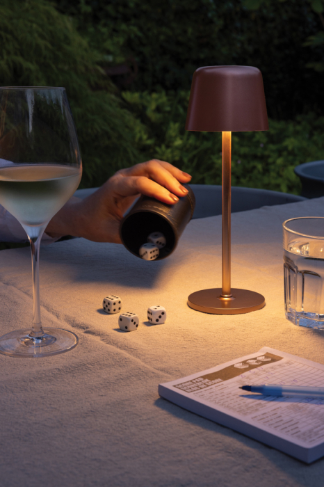 Veioza de masa Zenic din plastic reciclat RCS – 3 moduri lumina, autonomie 8h, reincarcabila [12]