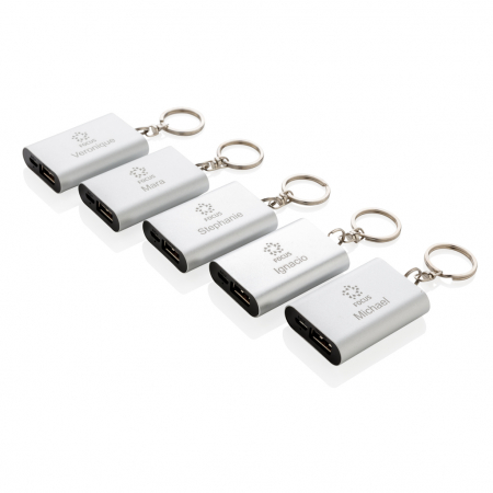 Powerbank compact 1000 mAh cu breloc din aluminiu, USB 5V [6]