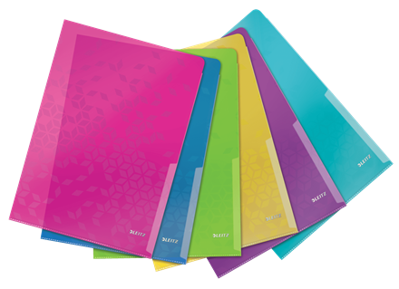 Dosare, folii protectie si mape - Mapa de protectie Leitz WOW, deschidere L, PP, A4, 40coli