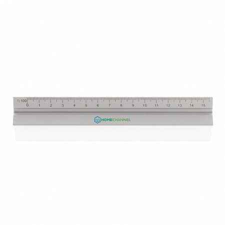 Rigla triunghiulara aluminiu 15 cm cu 5 scale – compacta si portabila [6]