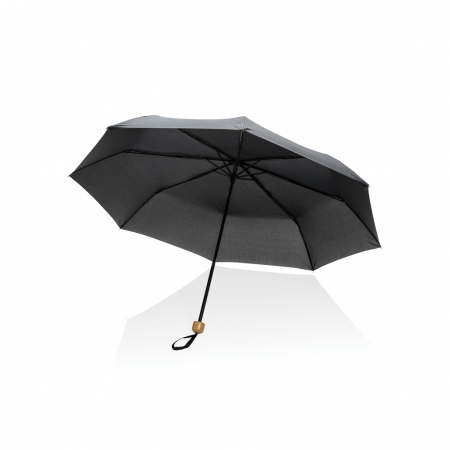 Umbrela mini Impact AWARE RPET bambus 20.5” [1]