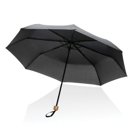 Umbrela mini Impact AWARE RPET bambus 20.5” [4]