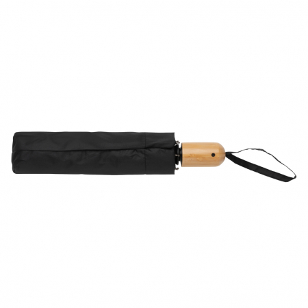 Umbrela automata Impact AWARE RPET 21” cu maner bambus [6]
