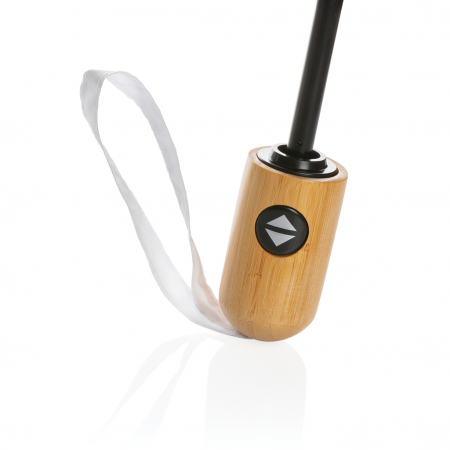 Umbrela automata Impact AWARE RPET 21” cu maner bambus [4]