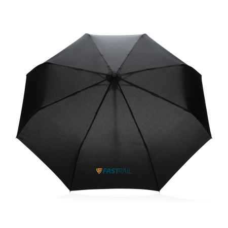 Umbrela automata Impact AWARE RPET 21” cu maner bambus [8]