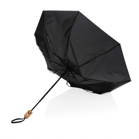 Umbrela automata Impact AWARE RPET 21” cu maner bambus [3]
