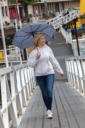 Umbrela automata Impact AWARE RPET 21” cu maner bambus [9]