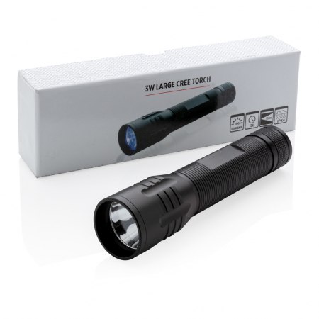 Lanterna mare 3W CREE™ LED din aluminiu – 100 lumeni, raza 250 m [10]